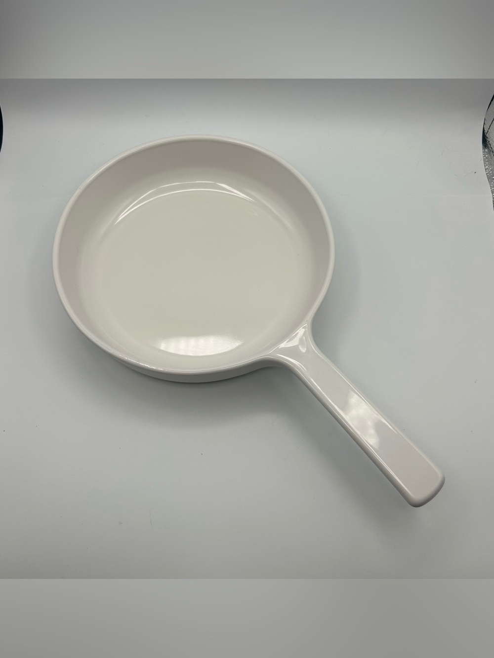 VTG Corning Ware RangeToppers N-8 1/2-B 8.5" Skillet Stove Fry Pan White Metal